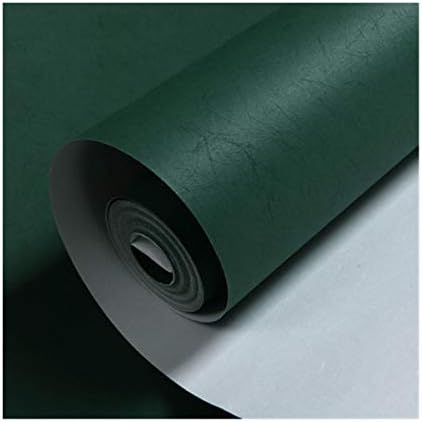 Wapabas Wallpaper Exquisite Home - Simple and Environmentally Friendly Long-Fiber Non-Woven Fabric Modern Texture Bedroom Living Room Solid Color, Green