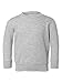 Rabbit Skins Blank Toddler Fleece Sweatshirt [Size 5/6T] Heather Gray Long Sleeve Sweatshirt