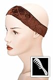 Cardani Magic Wig Grip Headband and Wig Comb I Non Slip Velour Secures Wigs