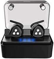 Auriculares Audifonos Bluetooth Est&eacute;reo, D900 mini Auriculares Inal&aacute;mbrico deportivos in ear Bluetooth 4.2 Manos libres con Micr&oacute;fono con Caja de Carga Inteligente para iPhone y otros Smart Phones-Negro