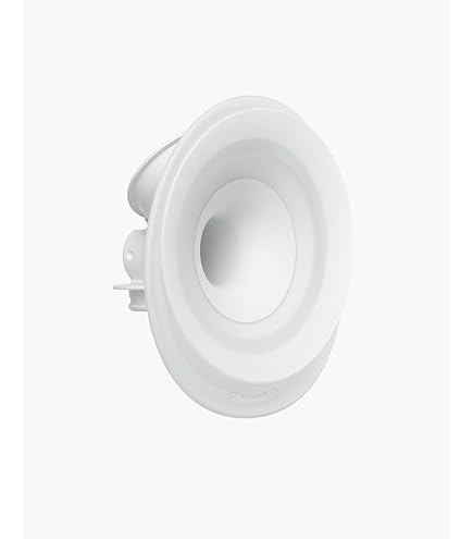 2 inserti flangiati da 13 mm, compatibili con Lansinoh /MomcozyS9 Pro/S12 Pro/Kissbobo/Elvie, scudi/flange portatili per tiralatte da 24 mm, collettore di latte universale