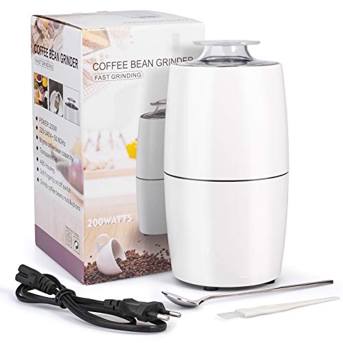 Kaffeemühle Elektrische, Hochwertigem Kaffeemühle mit Lebensmittelqualität Edelstahlmesser für Kaffeebohnen Nüsse… – Bild 6