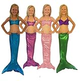 Hand-made Mermaid Swim Tail & Top for Swimming (Choose your color & size)
