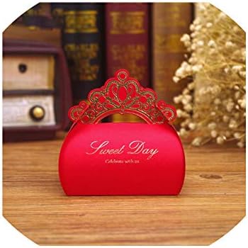 Amazon Com 50 Pcs Crown Wedding Box Gift Candy Boxes Birthday