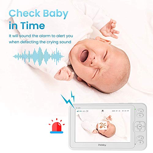 Video Baby Monitor, Pelaby 1080P 5\
