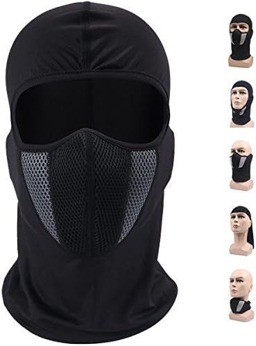 Balaclava Ski Mask, Windproof Face Mask, Motorcycle Face Mask for Men/Women, Thin Breathable Perfect Mask for Motorcycling, Snowboarding, Hiking