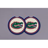 Magnolia Lane University of Florida Gators Football Car Coaster, Set of 2, 2.67-inch Length, Drinking Beverage Holder, Travel Accessories