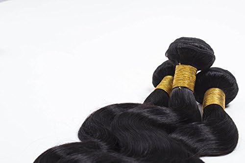 SiJi Mei Brazilian Hair 3 Or 4 Bundles Body Wave Human Hair Unprocessed Extensions body wave natural color 300g-400g Mixed Length