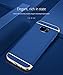 CROSYMX Galaxy S7 Edge Case Back Cover, Ultra Slim & Rugged Fit Shock Drop Proof Impact Resist Hard Protect Case for Samsung Galaxy S7 Edge (5.5'')(2016) - Blue