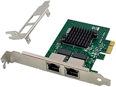 Tsadeer BCM5720 PCIe X1 Gigabit Ethernet Dual Port Server Network Adapter Card