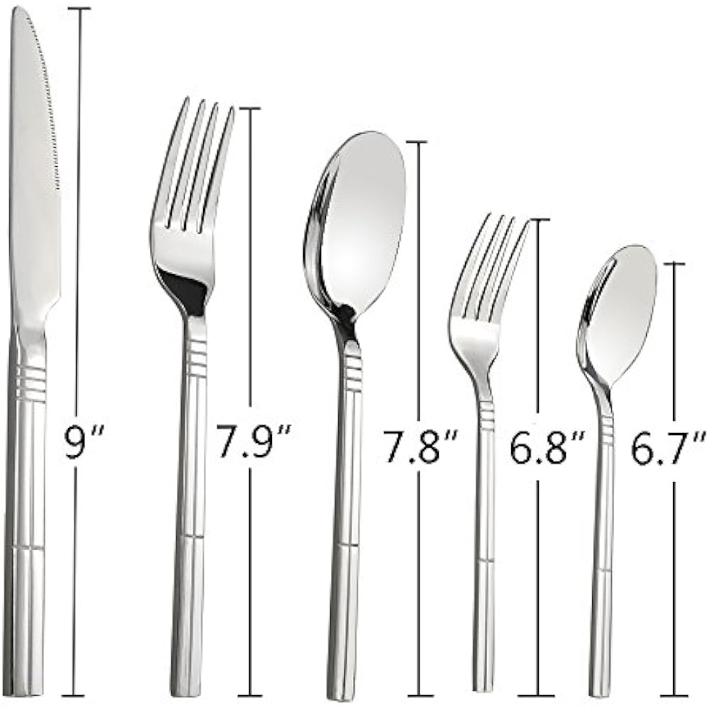 Stainless Steel Silverware Set, 60piece/Service 12 Flatware Sets eBay