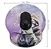 icolor Mouse Pad with Wrist Rest Nonslip Ergonomic Memory Foam Pain Relief Mousepad Desk Mat (9