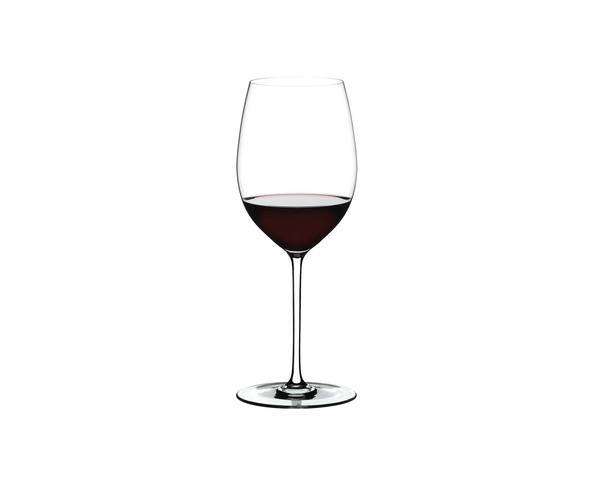 RIEDEL Fatto A Mano Cabernet/Merlot Single Pack Clear and White Crystal Glass Handmade