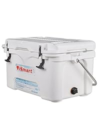 iSmart 26 Quart Ice Chest Rotomolded Cooler Box wi