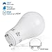 TORCHSTAR 9W Dimmable A19 LED Light Bulb GU24 Base, Energy Star UL-Listed Bulb, 60W Equivalent, 840 Lumens, 5000K Daylight, 310° Omni-Directional General Lighting, Pack of 2