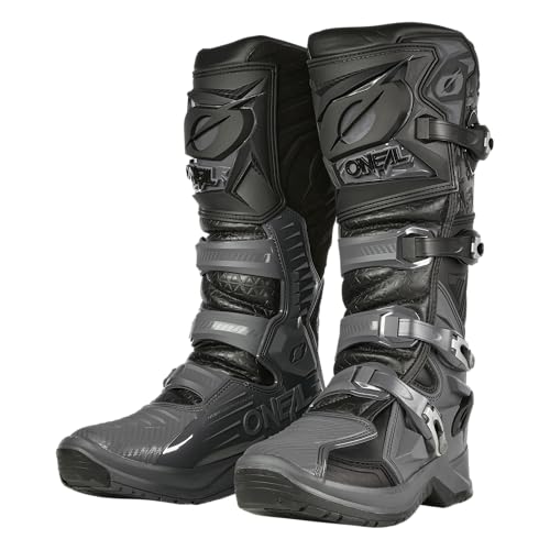 O'NEAL Botas Enduro Microfibra Alta Calidad Protección Térmica Bota RMX PRO V.24 Adulto Negro Gris Talla 49