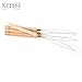 Neitsi Hair Extension Remove Pliers + Pulling Hook + Bead Device Tool Kits + 500pcs 5mm Micro Rings (Black# Beads)