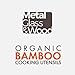 100% Organic All Natural Healthy Bamboo Utensils. No Plastic. No Petrochemicals. No Varnishes. Just Pure Raw Organic Bamboo Cooking Utensils.