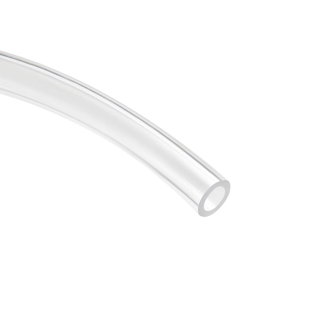 sourcing map Pneumatic Air Tubing, 10mm OD x 6.5mm ID 5 Meters 16ft PU Polyurethane Air Compressor Tube Hose Pipe Clear