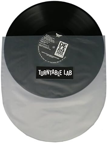 Turntable Lab: Round-Bottom Vinyl Record LP Sleeves (100 Pack)