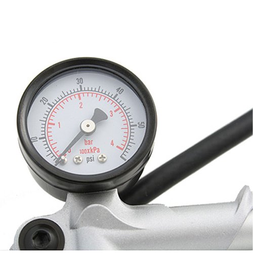 Hill Country Customs 60 PSI Air Shock Pump with Rubber Handle for Harley-Davidson Rear Suspension - HC-APB