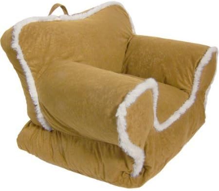 Mi Chair, Cute &amp; Perfect Chair for your Child to Read, Relax or Watch TV, Polystyrene Bean Filling Bag (Espresso Comfort Suede) (1)