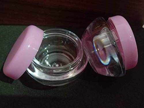 WHOLE MART® Makeup Cosmetic Face Cream Jar Pot Empty Bottle Container - transparent 2Pcs 1 WHOLE MART® Makeup Cosmetic Face Cream Jar Pot Empty Bottle Container - transparent 2Pcs