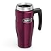 THERMOS Stainless King SK1000 Vacuum-Insulated Travel Mug, 16 Ounce, Raspberry