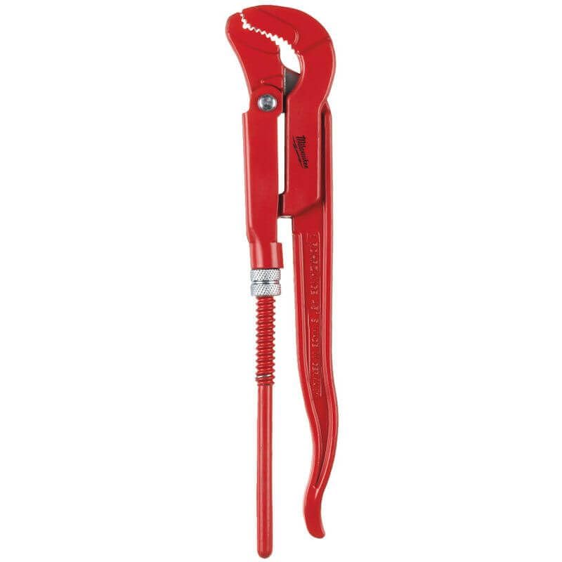 Milwaukee 932464576 Steel Jaw Pipe Wrench 340mm Capacity 52mm, Red