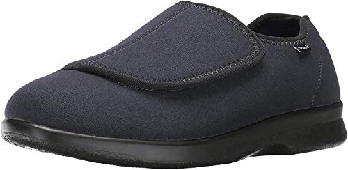 Propet Men's Cush N Foot Shoe,Black,10 5E US (Best Hosiery In The World)