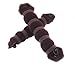 ASTRQLE Set of 3 Magic Hair Styling Styler Hot Hair Donut Bun Ring Styler Maker (1 large+2 small) (Brown)