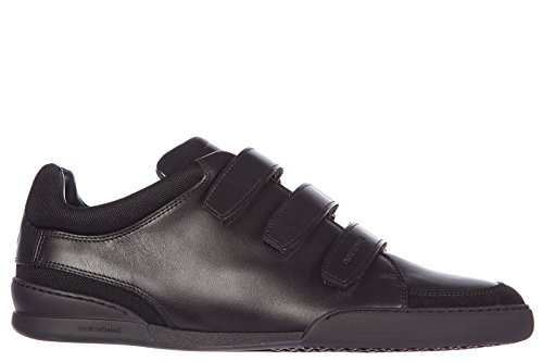 black leather trainers size 6