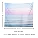 Ocean Tapestry,ONELZ The Beach Tapestry Sunset Sky and Blue Tapestry Ocean Nature with Beach Pink Tapestries Pastel Tapestry Wall Tapestry for Bedroom 60 L x 80 W,Pink Sunset