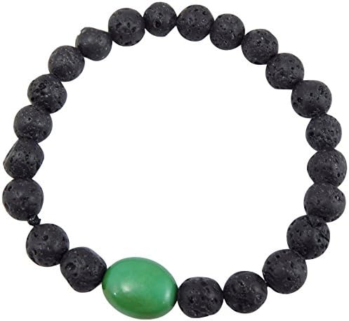 Chakra Crafts Volcanic Natural Lava Yoga Meditation Healing Wrist mala Bracelet CL-10