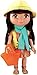 Fisher-Price Dora The Explorer Dress Up Collection Fashions - Beach Adventure