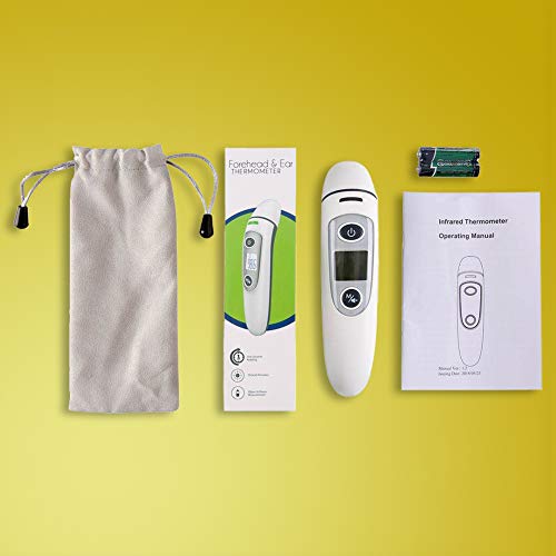 Digital Medical Thermometer Forehead Ear Dual Mode Digital