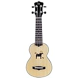 Mini Ukulele 17'' Portable Mugig Small Size with Bag Amateur Friendly and Good f
