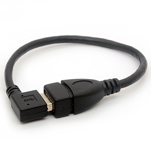 USB 3.0 Extension Cable Angle 90 Degree Adapter Type A Male To Female High Speed Connection, Super fast 5Gbps Data Transfer Sync Charger lead (RIGHT)