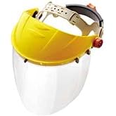Gateway Safety Venom Visor And Faceshield Combo | UL Tested and Certified to Meet ANSI Z87.1+ and CSA Z94.3, Contoured Visor Blocks Debris with 3-part Comfort Adjustment.