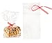 Starpack 'Sweet Treats' Clear Cellophane Treat Bags (20 Pcs) - Cellophane Clear Gift Bag with Ties for Cookies - Goody Pouch for Party Favours - Transparent Plastic Treat Bag, 11 X 5 Cello Bags