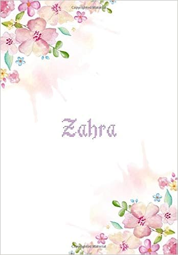 Zahra 7x10 Inches 110 Lined Pages 55 Sheet Floral Blossom Design