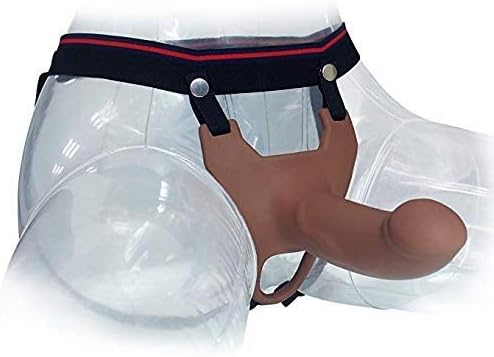 TTW Silicone Hollow Strap On Empty Extender for Men with 2 Size (Color : S (14.5CM))