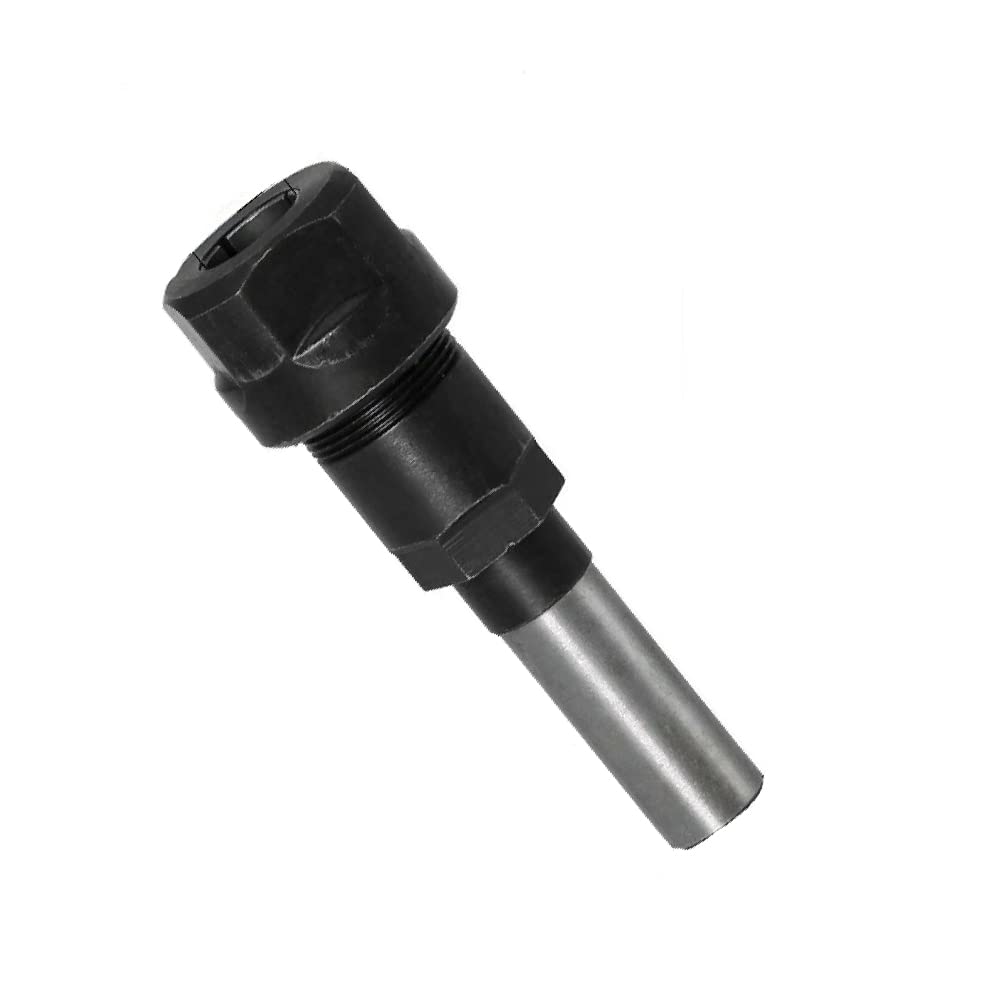 1/4 Inch Shank Bits Milling Cutter Extension Rod, Router Bit Collet Extension Bar, Router Parts for Trimming Engraving Milling Machine