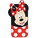 TopSZ Case for iPhone X, XS 10,Cute Silicone Couple Lover Love 3D Cartoon Cool Kawaii Animal Cover,Soft Rubble Skin for iPhone X Xs,Funny Unique Character Cases for Kids Girls Teens boy Guys-Minnie