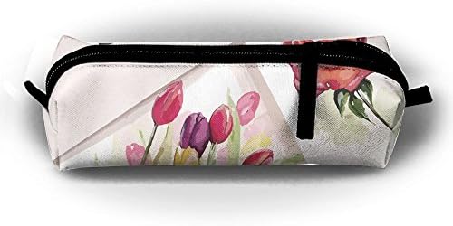 Art Colourful Flowers Pencil Case,Pen Bag For Pens, Pencils, Highlighters, Gel Pen, Markers And Other School Supplies