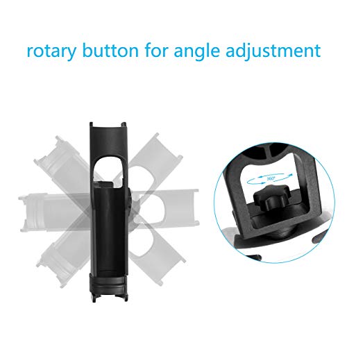 Aresko Lot De 2 Supports De Canne à Pêche Pour Canne à Pêche Avec Fixation Réglable à 360 Degrés