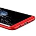 AICase Galaxy S8 Case, 3 in 1 Ultra Thin and Slim Hard PC Case Anti-Scratches Premium Slim 360 Degree Full Body Protective Cover for Samsung Galaxy S8 Case (5.8'')(2017) (Red)