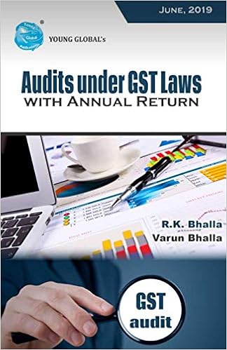 Audits under gst laws with annual return 2019 BY R.K BHALLA & VARUN BHALLA