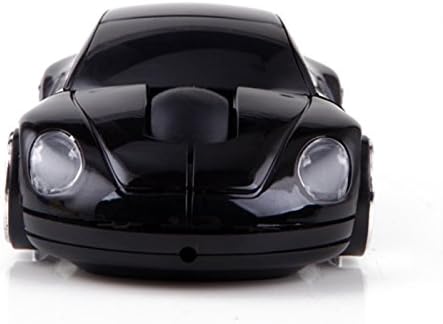 Yosenn 2.4 Ghz Sports Car Shape Wireless Optical Mouse Gaming Mouse with USB Reciver for PC Laptop Macbook (black)
