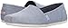 Skechers BOBS Women's Plush - Chambray Ballet Flat, Blue, 10 M US